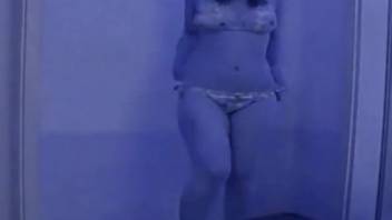 Young girl 18+ twirling and defecating